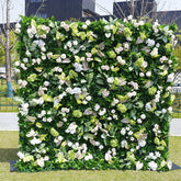 Lofaris Green Plant Leaves White Rose Flower Wall For Wedding